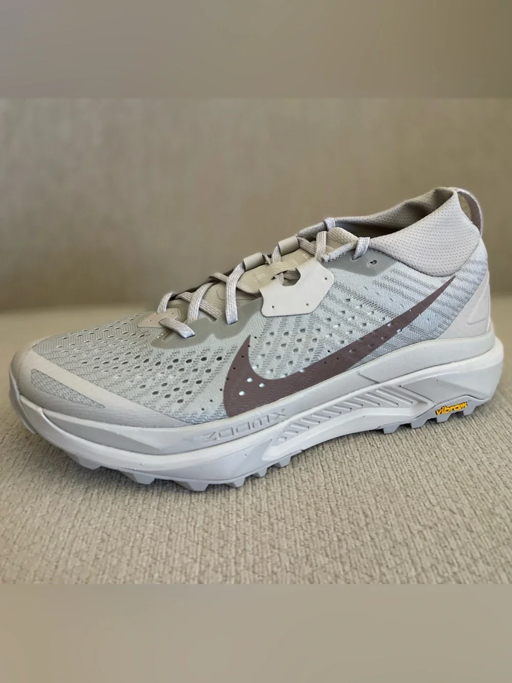 Size 12 - Nike ACG Zegama Trail Shoes Cream Diffused Taupe HV8113 200 Men's NEW